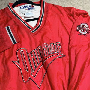 Ohio State Buckeyes Chalkline Jacket Mens 2XL Vintage Red Vintage